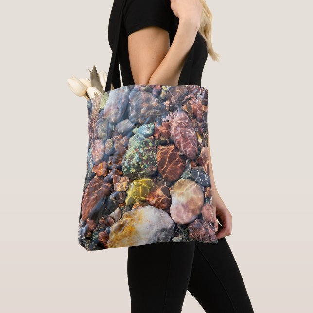 Tote Bag Couleur brillante (De près)