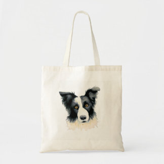 Tote Bag Couleur d'aquarelle claire Collie