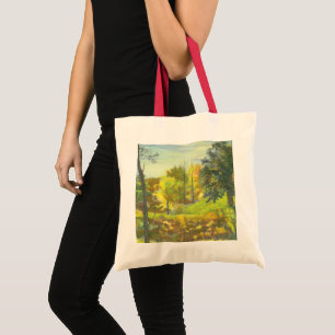 Tote Bag Couleur d'aquarelle de peinture de chute solaire