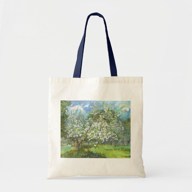 Tote Bag Couleur d'aquarelle fleurie (Devant)