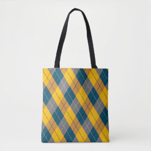 Tote Bag Couleur d'automne Motif Brown Jaune