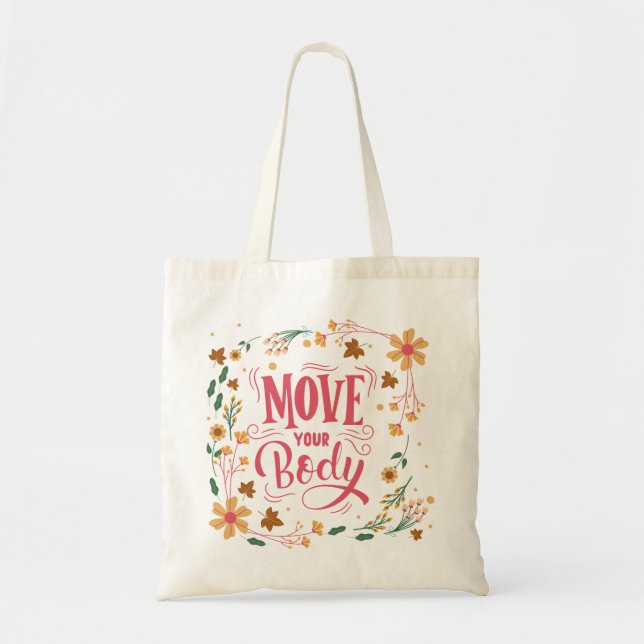 Tote Bag Couleur de Fleur (Devant)