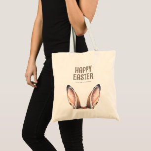 Tote Bag Couleur d'eau moderne personnalisée Mignonne Oreil