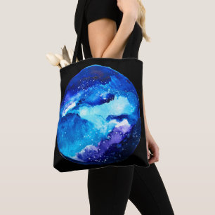 Tote Bag Couleur d'eau nébuleuse de la galaxie de la planèt