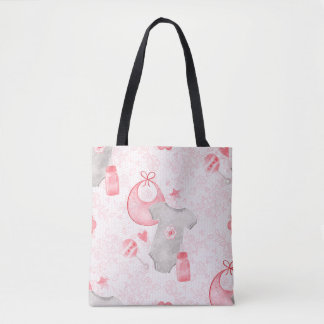 TOTE BAG COULEUR D'EAU ROSE & GRAY VÊTEMENTS DE FILLE DE BÉ