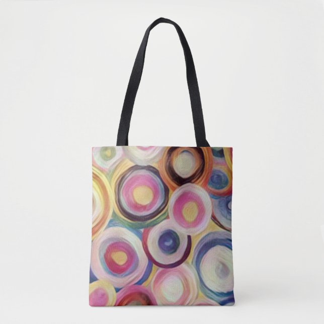 Tote Bag Couleur dégradée, texture rugueuse arrière - plan. (Devant)