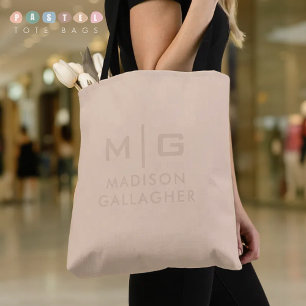 Tote Bag Couleur Jaune Beige Ivoire Pastel Lumière Douce Un