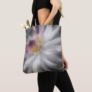 Tote Bag Couleur partielle de la fleur Dahlia