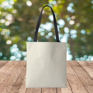 Tote Bag Couleur solide blanc foncé