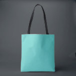 Tote Bag Couleur solide turquoise moyenne<br><div class="desc">Feminité,  couleur girlish Style. Un turquoise représente le calme,  la créativité et l'équilibre émotionnel. Sans aucun doute,  c'est un look attrayant,  tendance,  adorable. Ravi de l'avoir et d'exister autour de vous.</div>