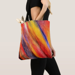 Tote Bag Couleurs Abstraites du coucher du soleil
