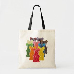 Tote Bag couleurs arc-en-ciel bonbon amant guman ours