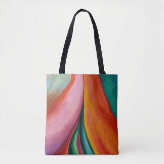 Tote Bag Couleurs arc-en-ciel peinture abstraite Georgia O'