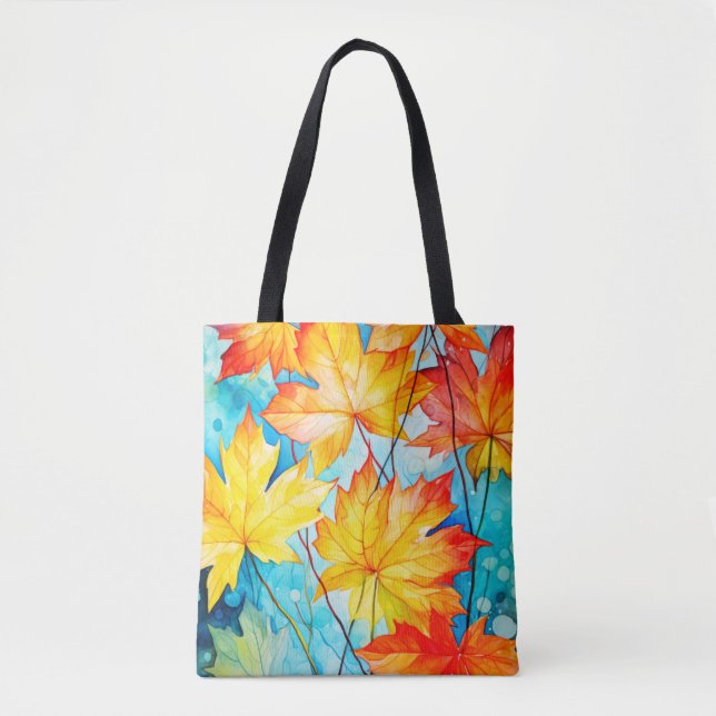 Tote Bag Couleurs D'Automne (Devant)