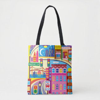 Tote Bag Couleurs de la ville