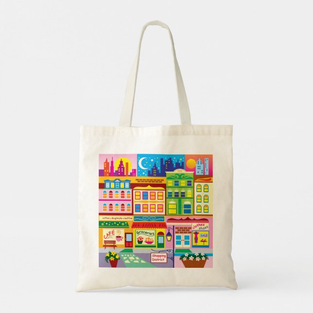Tote Bag Couleurs de Main Street (Dos)
