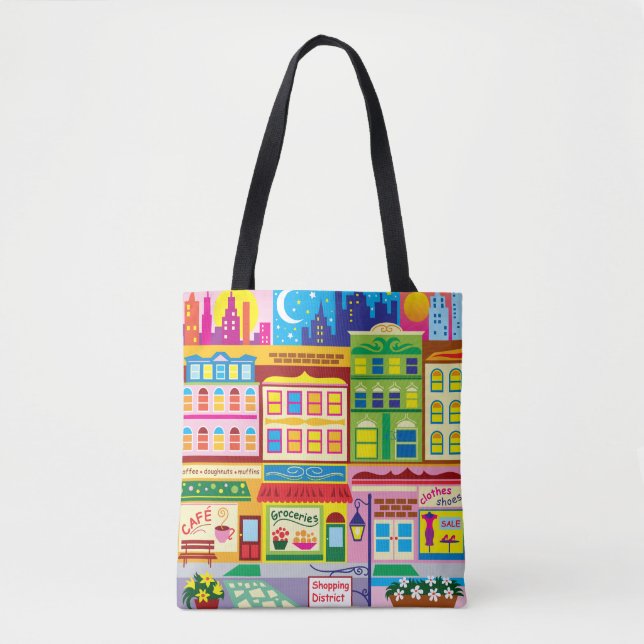 Tote Bag Couleurs de Main Street (Devant)