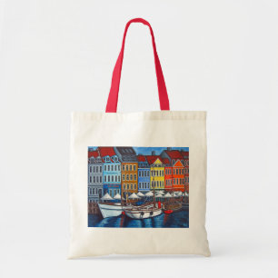 Tote Bag Couleurs de Nyhavn par Lisa Lorenz