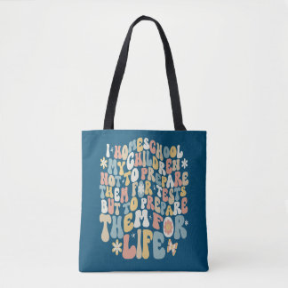 Tote Bag Couleurs de texte personnalisées Rétro