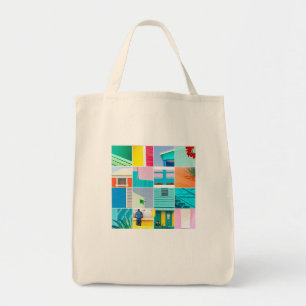 Tote Bag couleurs des îles des Caraïbes nature plante et