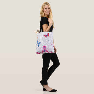 Tote Bag Couleurs Douces Imprimé Designer Mode Féminine Élé