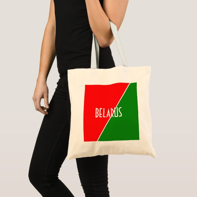 Tote Bag Couleurs du drapeau national biélorusse (Devant (produit))