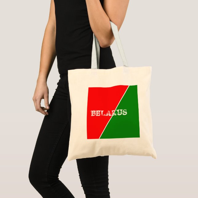 Tote Bag Couleurs du drapeau national biélorusse (Devant (produit))
