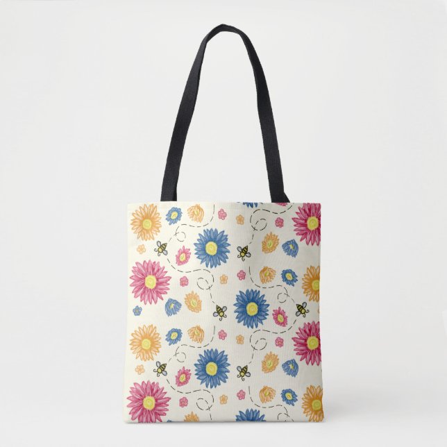 Tote Bag Couleurs du ressort (Devant)