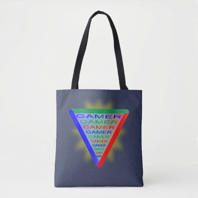 Tote Bag Couleurs du système de jeu Gamer 3 Ultimate RVB (Devant)