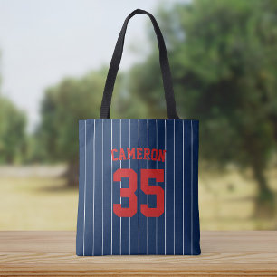 Tote Bag Couleurs entièrement modifiables Maillot de baseba