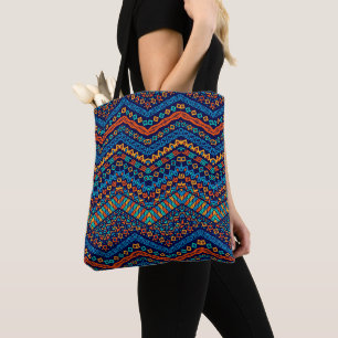 Tote Bag Couleurs funèbres motifs d'ethnie africaine