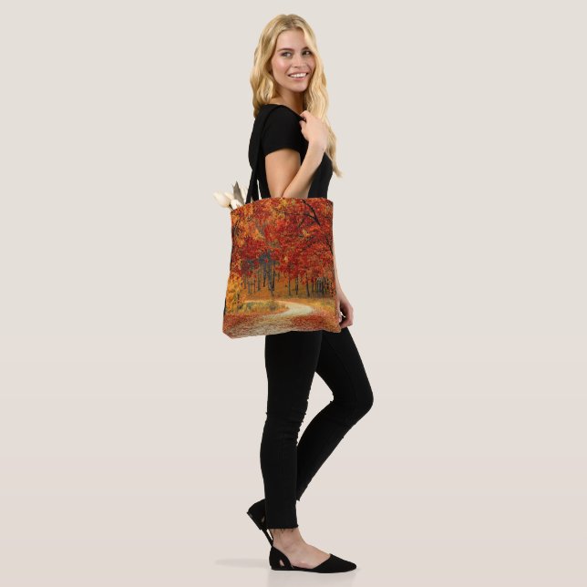 Tote Bag Couleurs saisonnières de l'automne (Sur le modèle)