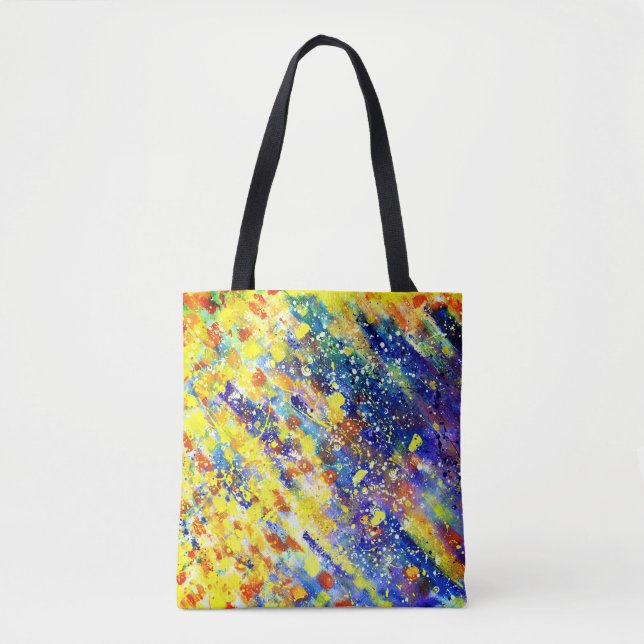 Tote Bag Couleurs vives en gras Abstrait (Devant)