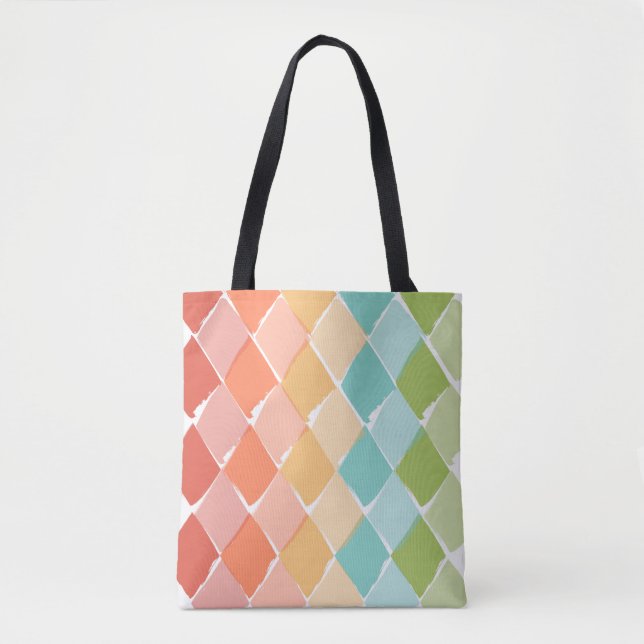 Tote Bag Couleurs vives été motif (Devant)