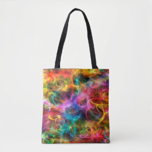 Tote Bag Couleurs vives Fissures aléatoires