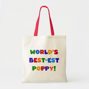 Tote Bag Couleurs vives les meilleurs cadeaux de pavot au m