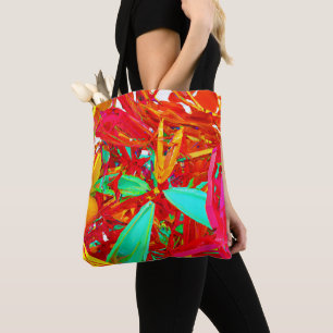 Tote Bag Couleurs vives Motif Abstrait