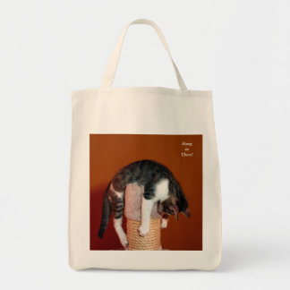 Tote Bag Coup chez le chat tigré là humoristique