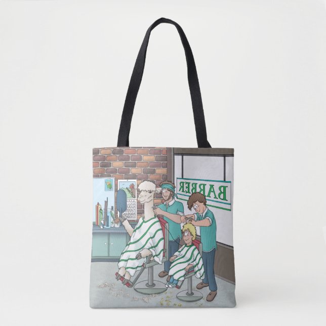 Tote Bag Coupe de cheveux d'alpaca  (Devant)