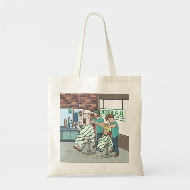 Tote Bag Coupe de cheveux d'alpaca  (Devant)