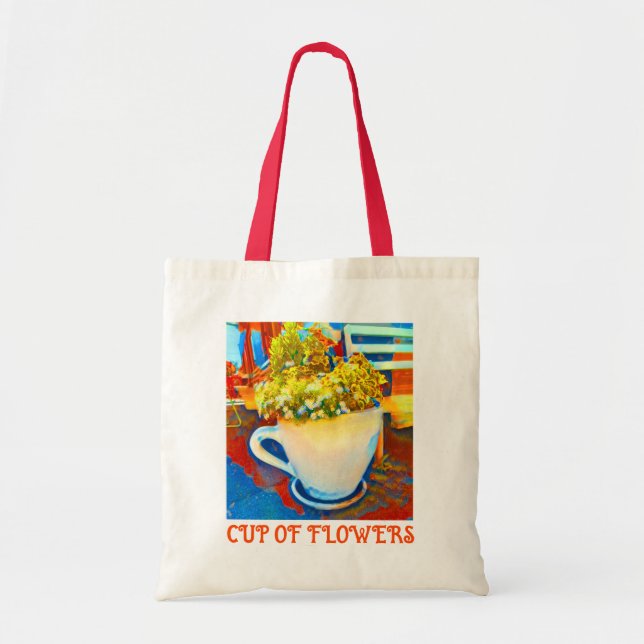 Tote Bag Coupe De Fleurs Planteur De Café Mug (Devant)