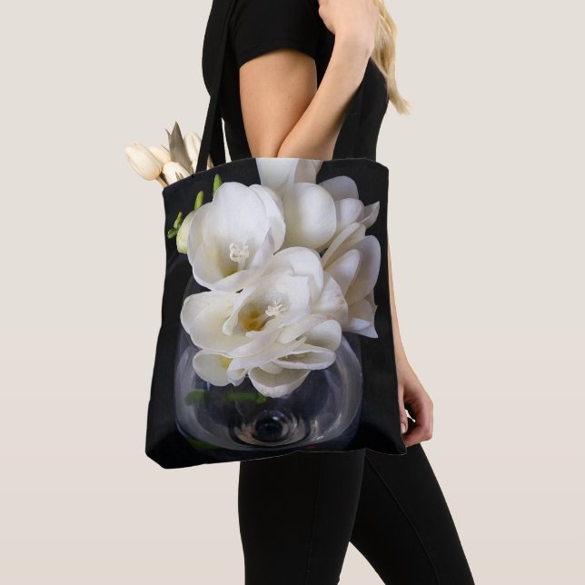 Tote Bag coupe de nuit de freesia (De près)