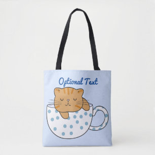 Tote Bag Coupe Kawaii de fée de chat