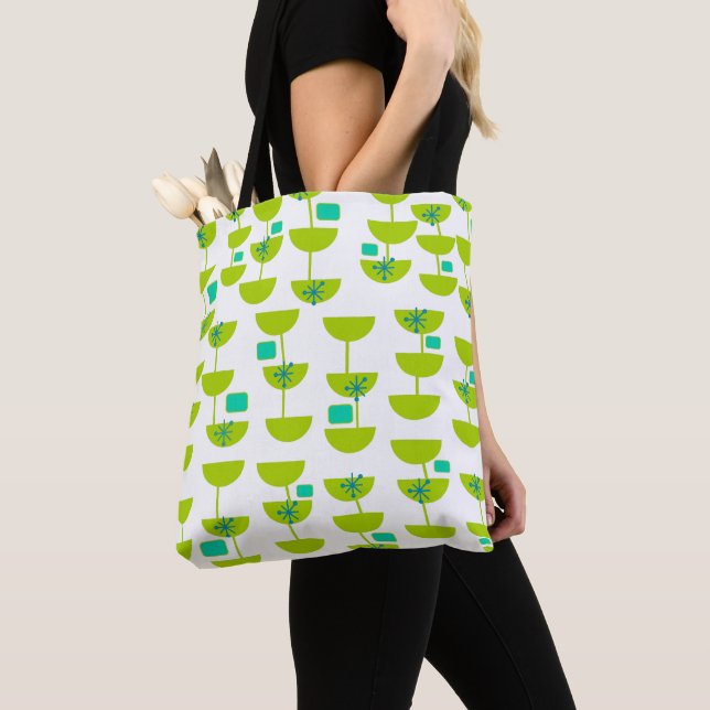 Tote Bag Coupes Modernes Du Milieu Du Siècle (De près)
