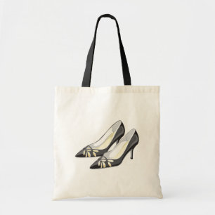 Tote Bag Coupez assez les talons hauts noirs