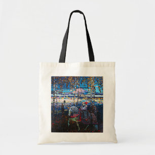 Tote Bag Couple à cheval blanc, Wassily Kandinsky