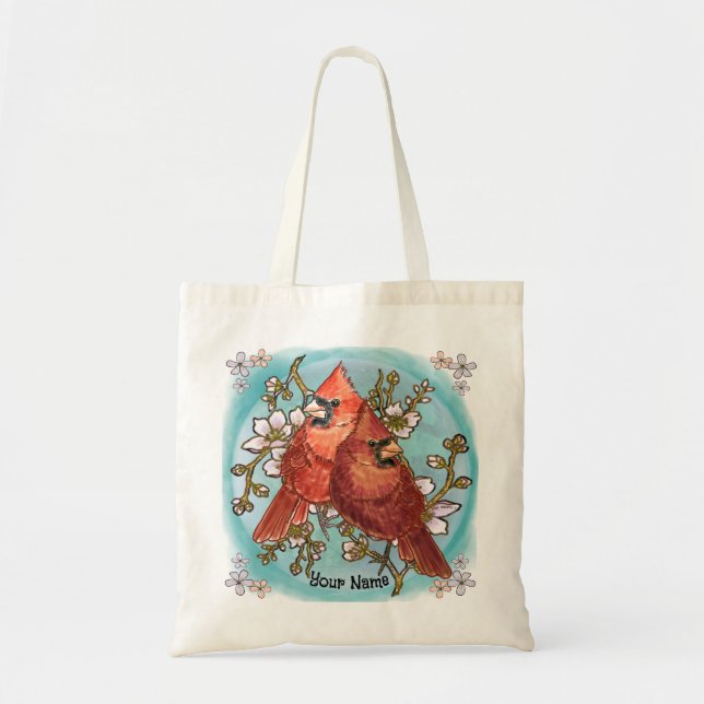 Tote Bag Couple Cardinal  (Devant)