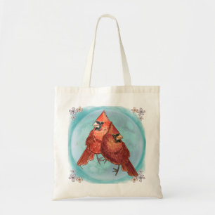 Tote Bag Couple Cardinal