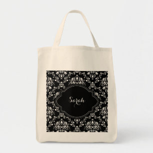 Tote Bag Couple Damas noir et blanc