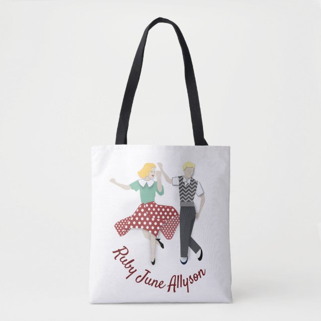 Tote Bag Couple de danse (Devant)